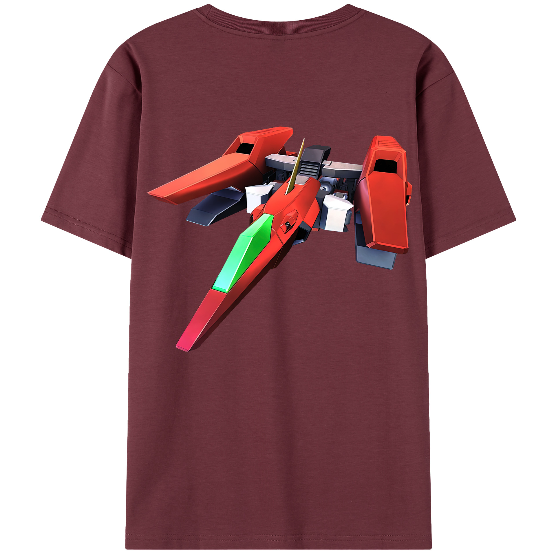 （画像用） 機動戦士ガンダム Mobile Suit Gundam 綿100％半袖Tシャツ（背面プリント）